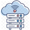 Cloud Computing Cloud Hosting Database Hotspot Icon