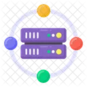 Server Network Datacenter Network Server Connection Icône