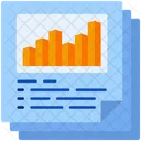 Datenbericht Datendiagramm Dokument Symbol