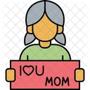 Daughter Family Woman Icon