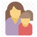 Flat Mother Mothers Day Icon