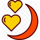 Day Love Moon Icon