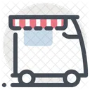 Van Compras Carro Icono