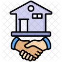 Deal Partnership Handshake Icon