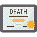 Death Certificate Deceased Symbol