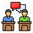 Debate Argument Opposition Icon