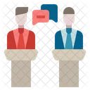 Debate Argument Discussion Icon