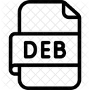 Debian Software Package File File File Type Icône