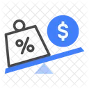 Debt Ratio Debt Asset Icon