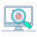 Debugging Virus Scanning Bug Tracking Icon