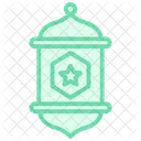 Decorative Fanous Duotone Line Icon 아이콘