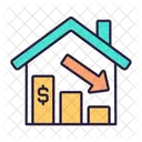 Economic Crisis Housing Crisis Economic Downturn Icon