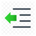 Decrease Indent  Icon