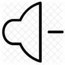 Decrease volume  Icon