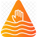 Deep water warning sign  Icon