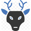 Reindeer Animal Reindeer Head Icon