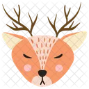 Deer Animal Face Animal Head Icon