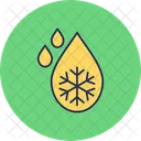 Defrosting Drop Freezing Icon