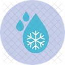 Defrosting Drop Freezing Icon