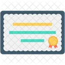 Certificate Diploma Deed Icon