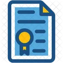 Certificate Diploma Degree Icon