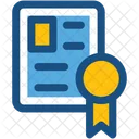 Certificate Diploma Degree Icon