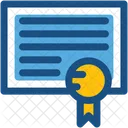 Certificate Diploma Deed Icon