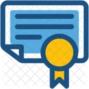 Certificate Diploma Deed Icon