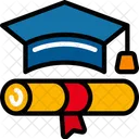 Degree Achieved Cap Finish Icon