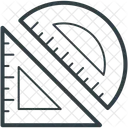 Degree Scale Triangle Icon