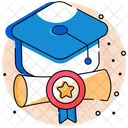 Degree Graduation Cap Icon