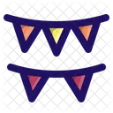 Wimpel Party Flagge Symbol