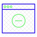 Delete Browser Window Icon