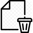 Delete file  Icon
