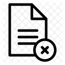 Delete File  Icon