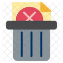 Delete File  Icon