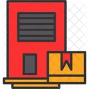 Delivery Door Untact Icon