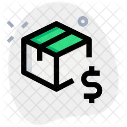 Delivery Box Dollar  Icon