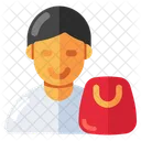 Delivery Boy Delivery Man Courier Boy Icon