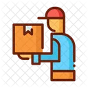 Delivery Man Delivery Boy Delivery Service Icon