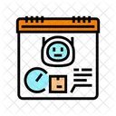 Delivery Schedule  Icon