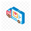 Delivery Truck Courier Icon