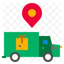 Delivery Truck Location  Icon