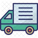 Delivery Van Shipping Truck Cargo Icon