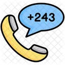 Democratic Republic Of Congo Country Code Icon