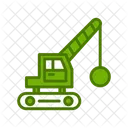 Demolition Crane Crane Lifting Icon