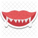 Demon Mouth Halloween Demon Mouth Halloween Denture Fangs Icon