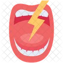 Demon Mouth Halloween Demon Mouth Halloween Denture Fangs Icon