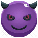 Demonio Emoji Emocao Ícone