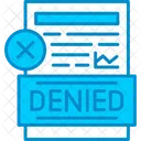 Denied Declined Document アイコン